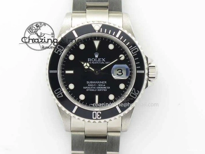 1227 Submariner 16610LN SS BP-Maker Best Edition Black Dial Black Bezel On SS Bracelet SA TimelessDesign 3816